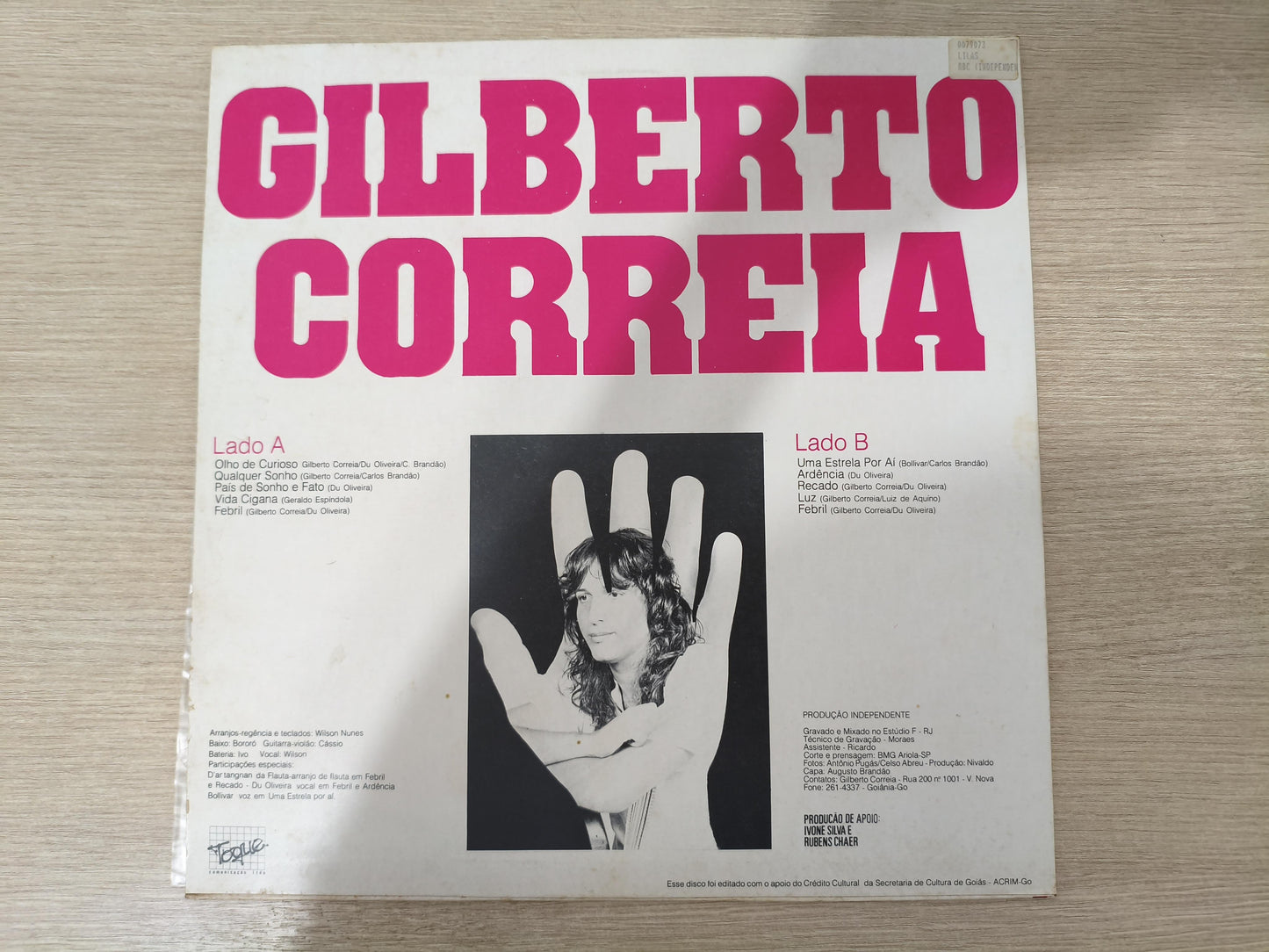 Lp Vinil Gilberto Correia Tô De Olho Em Você