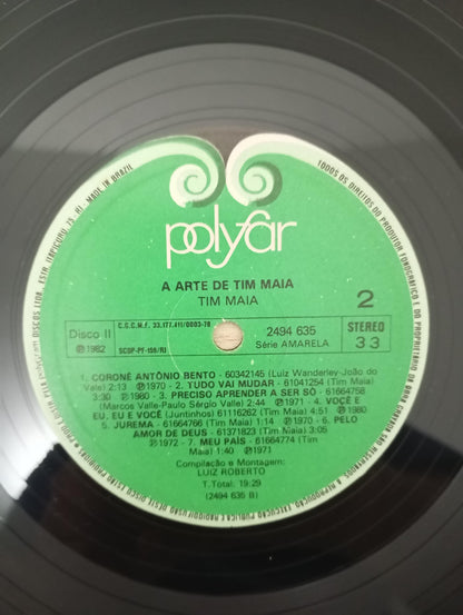 Lp Vinil Tim Maia A Arte De Tim Maia Duplo