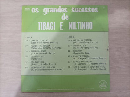 Lp Vinil Tibagi E Niltinho Os Grandes Sucessos de