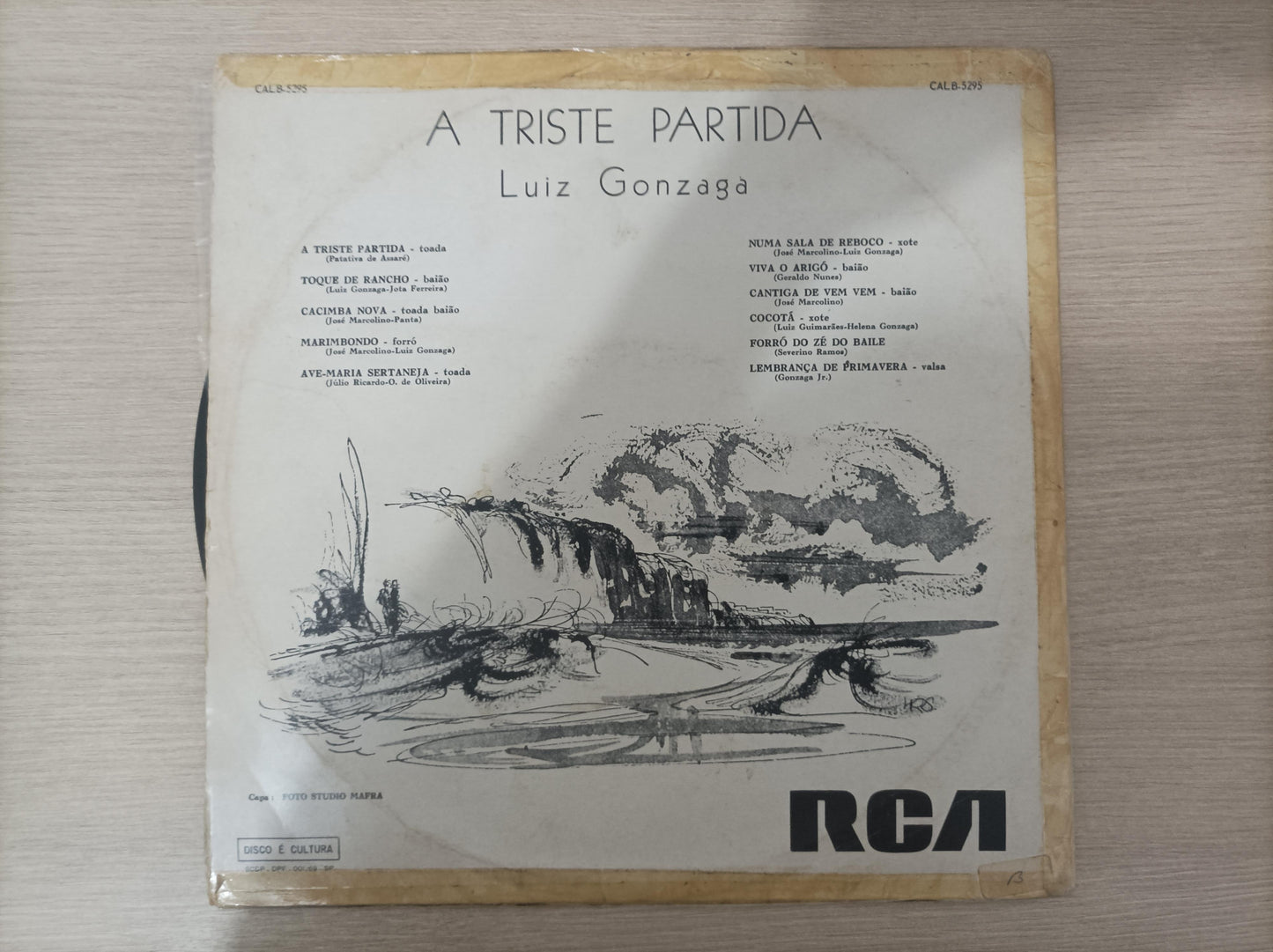 Lp Vinil Luiz Gonzaga A Triste Partida