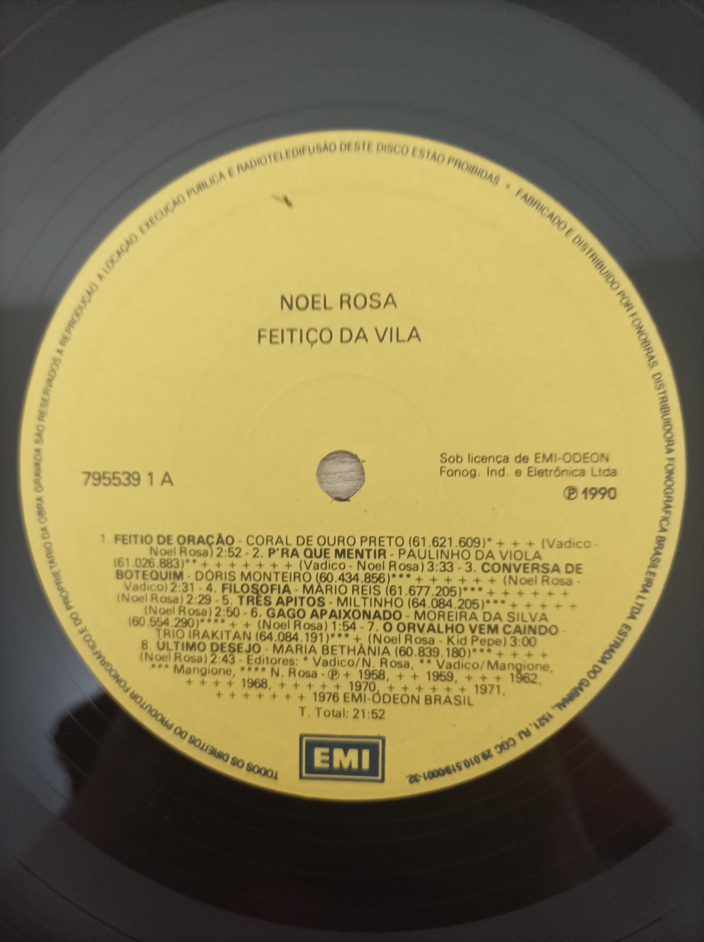 Lp Vinil Noel Rosa Feitiço da Vila