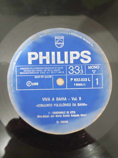 Lp Vinil Conjunto Folclórico da Bahia Viva Bahia! nº 2