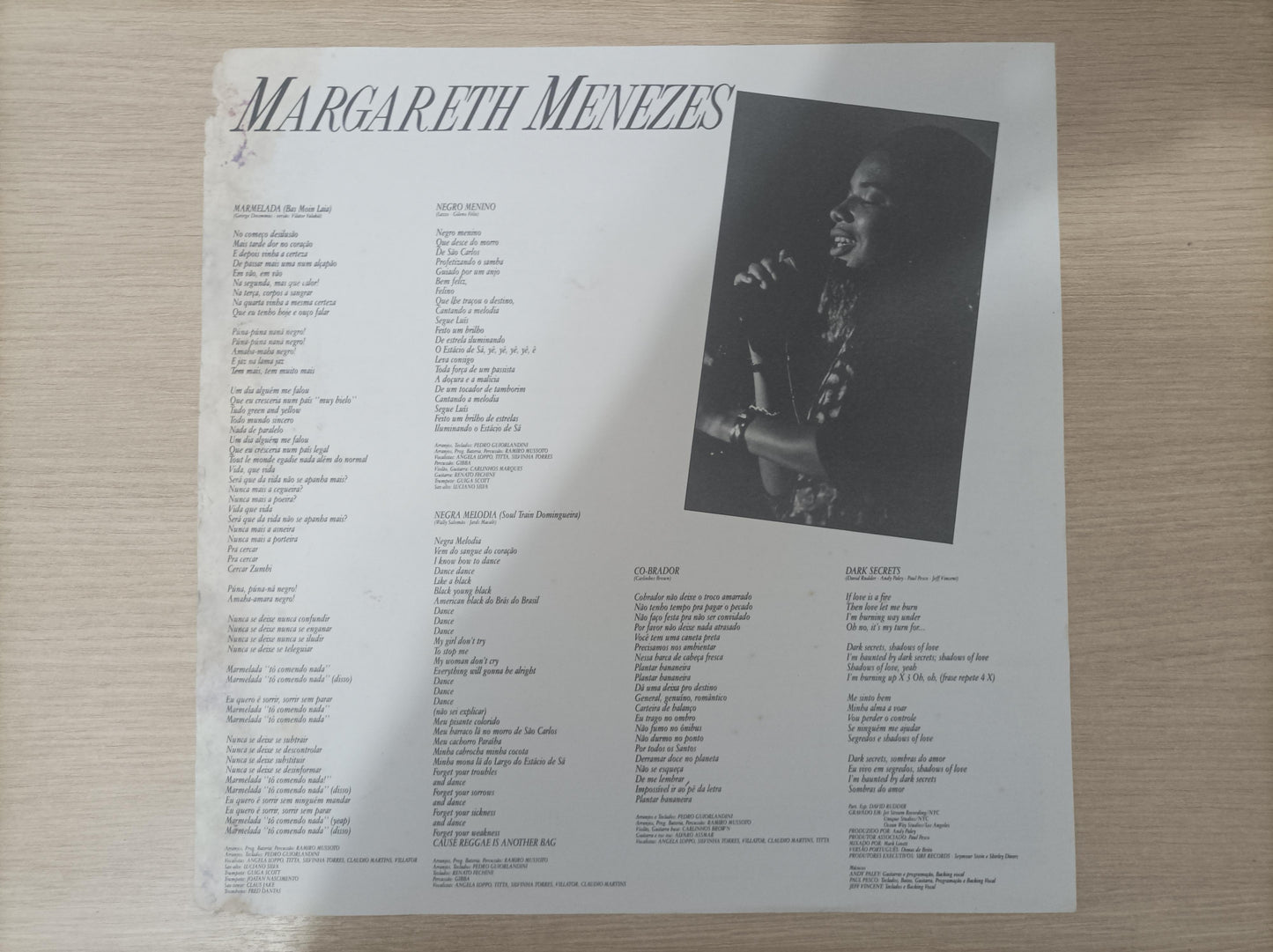Lp Vinil Margareth Menezes Um Canto Pra Subir Com Encarte