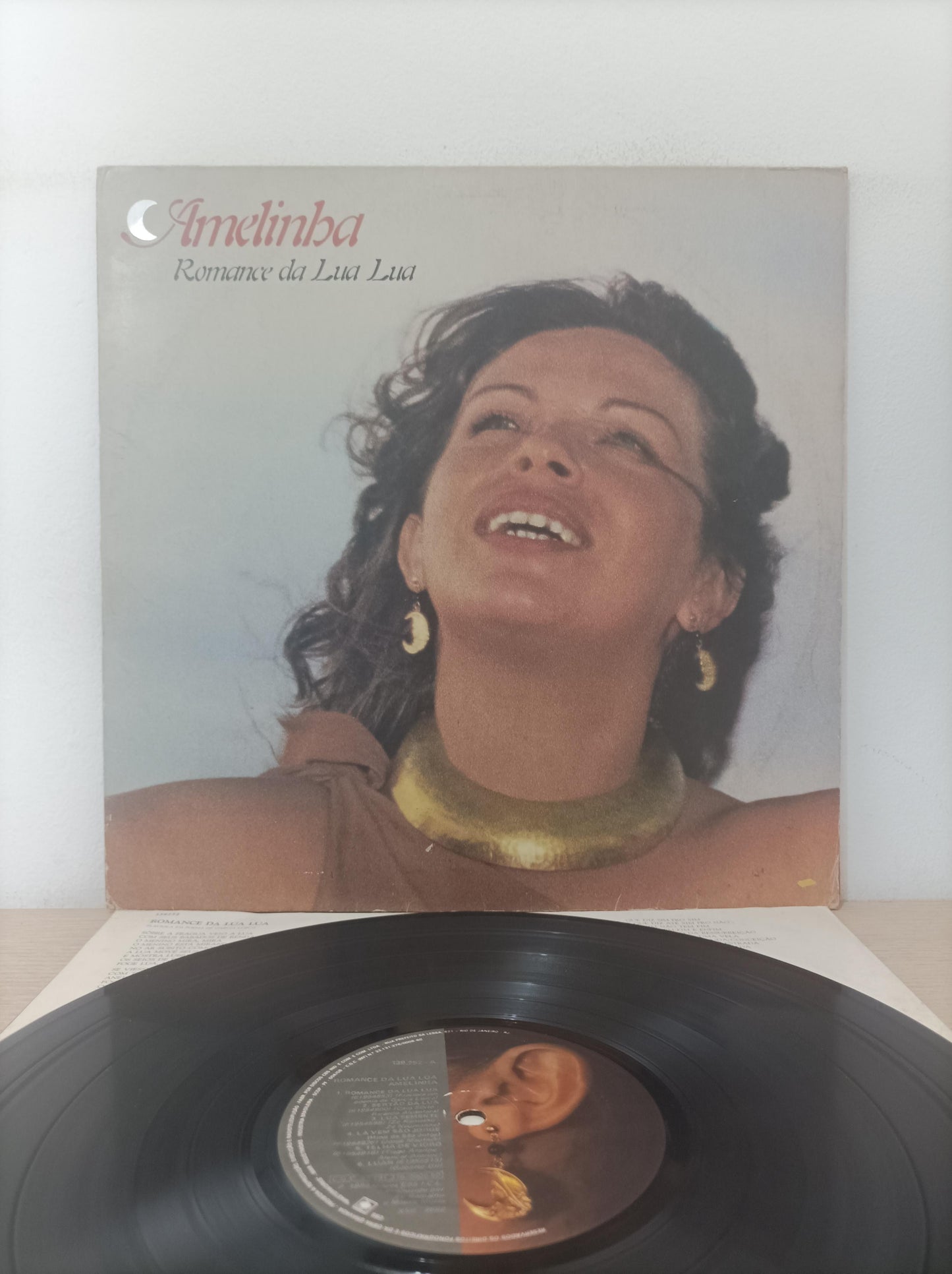 Lp Vinil Amelinha Romance Da Lua Lua Com Encarte