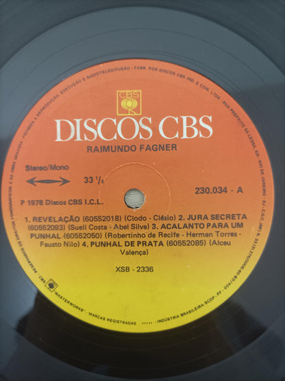 Lp Vinil Raimundo Fagner Quem Viver Chorará