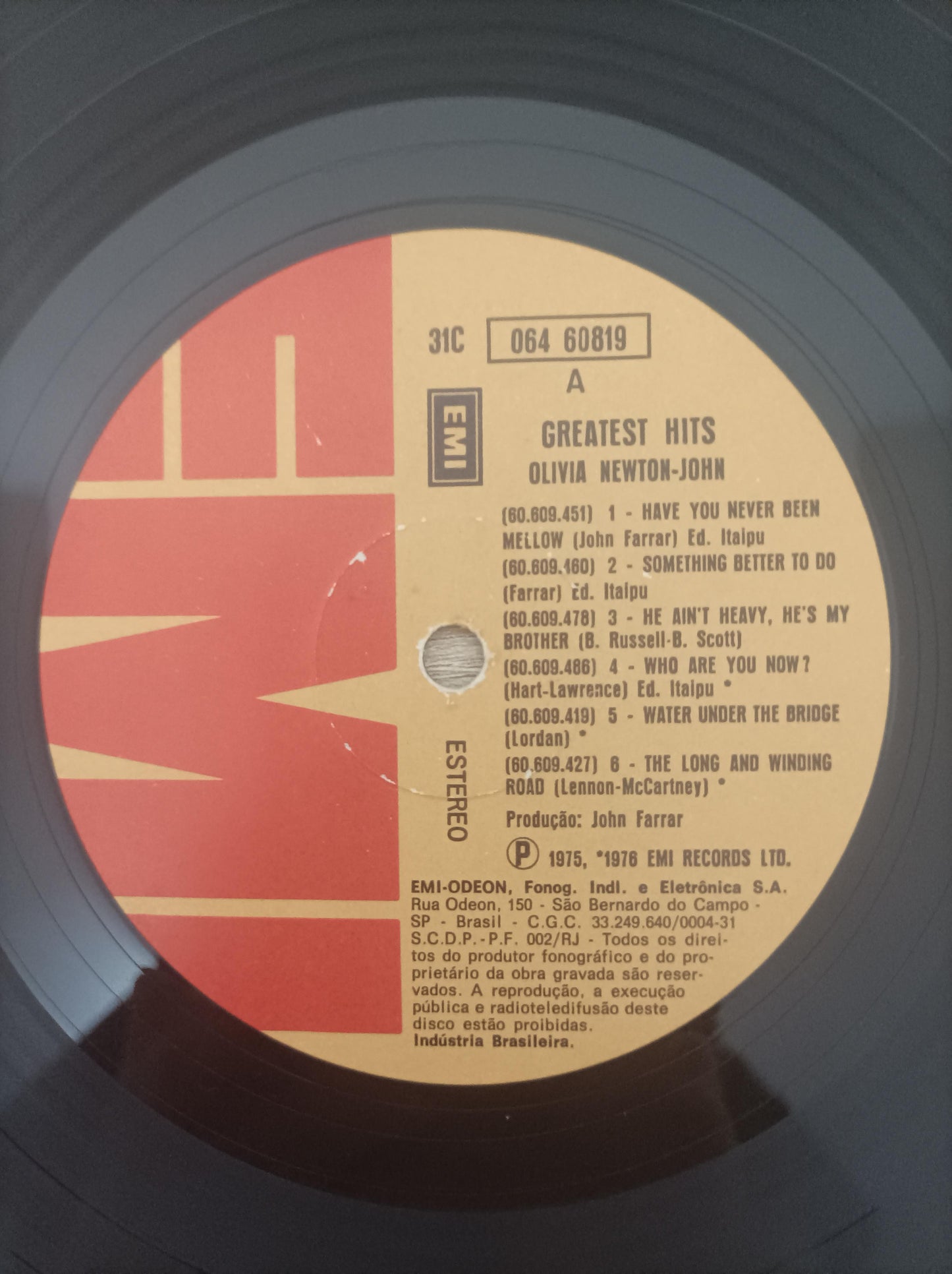 Lp Vinil Olivia Newton-John Greatest Hits