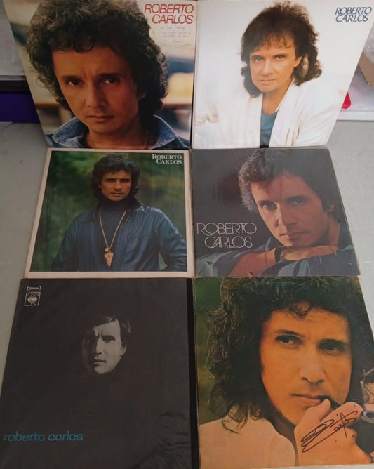 Lp Vinil Lote 6 Unidades Roberto Carlos