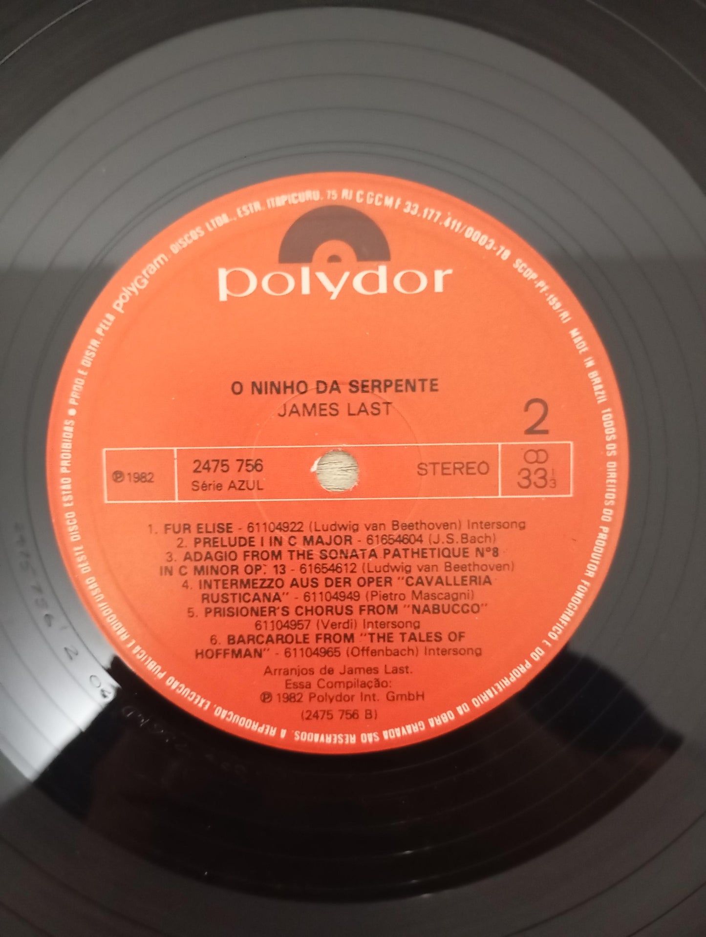 Lp Vinil Ninho da Serpente Trilha Sonora Instrumental