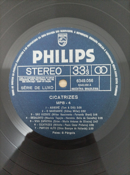 Lp Vinil MPB4 Cicatrizes Capa Dupla