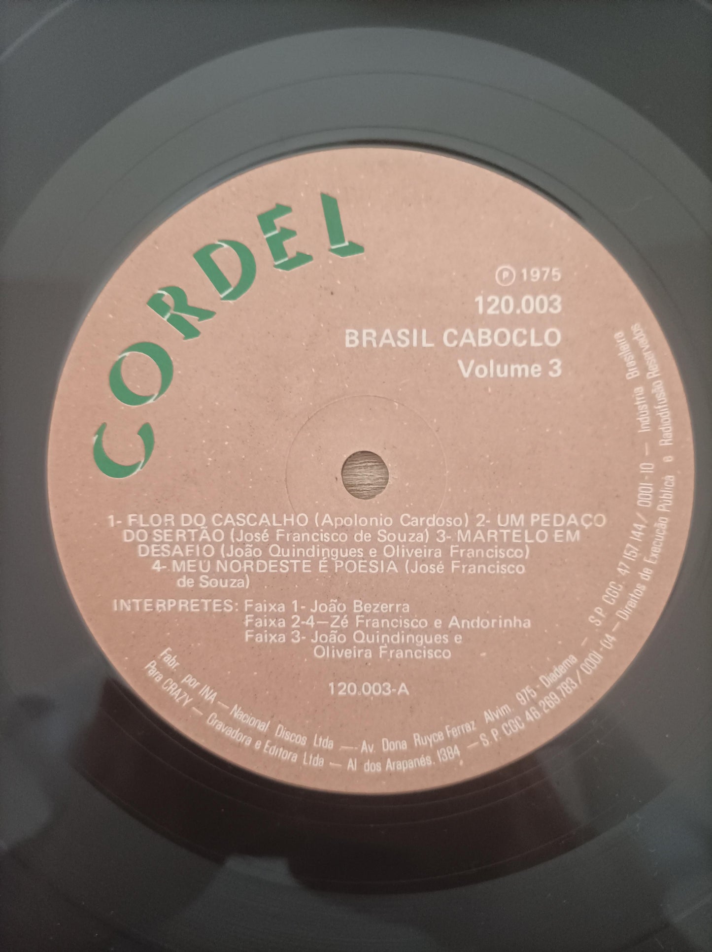 Lp Vinil Coletânea de Repentistas 3 Volumes