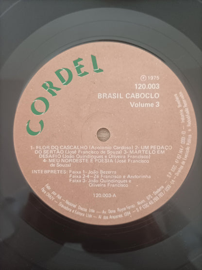 Lp Vinil Coletânea de Repentistas 3 Volumes