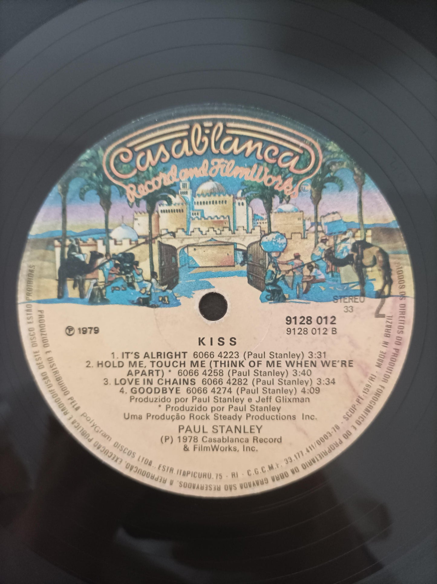 Lp Vinil Kiss Paul Stanley Com Encarte