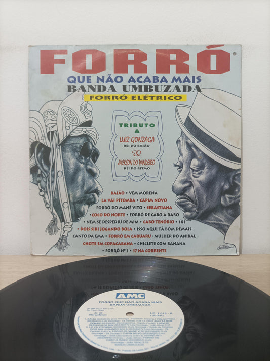 Lp Vinil Banda Umbuzada Forró Que Não Acaba Mais