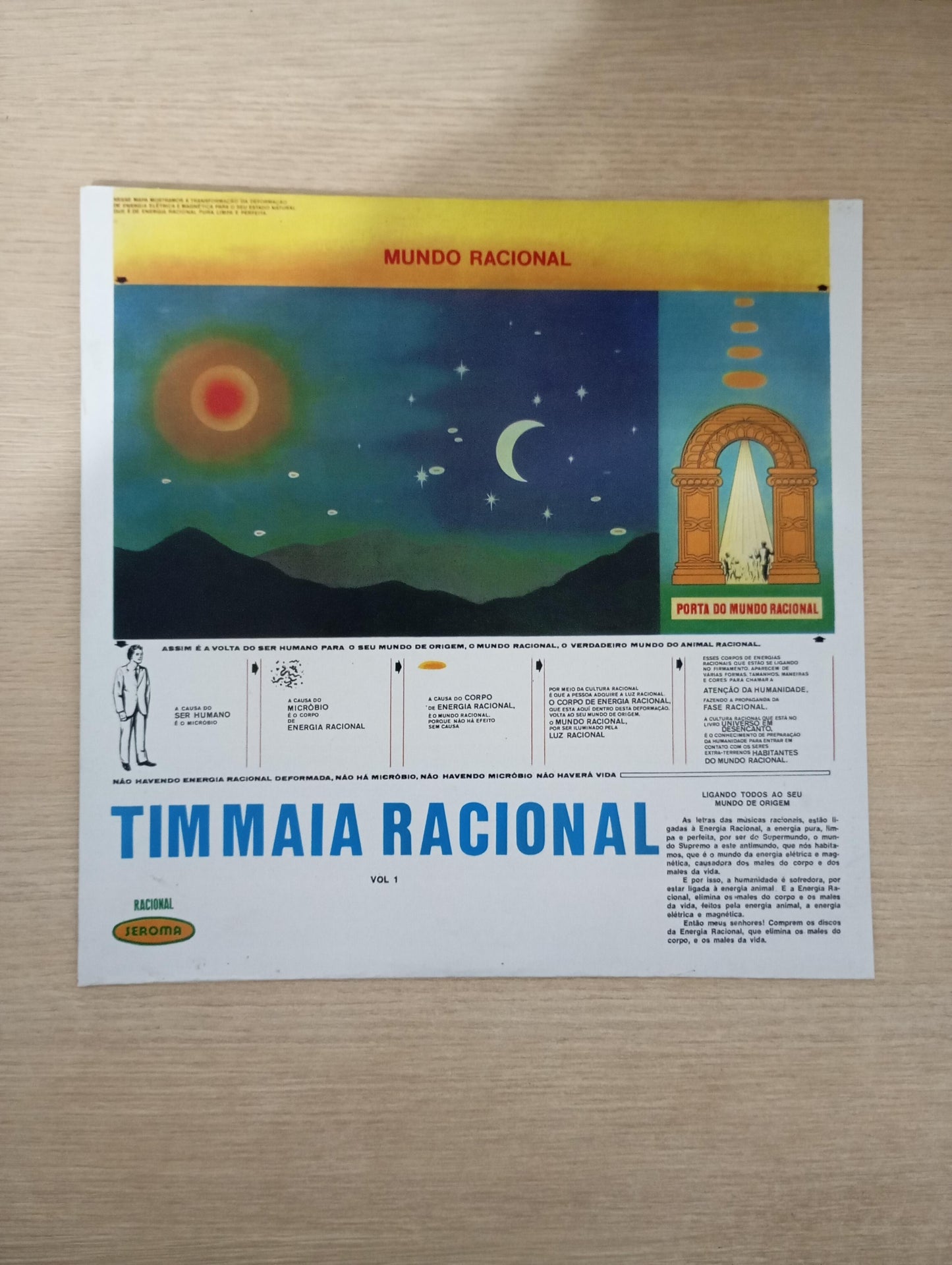 Lp Vinil Tim Maia Racional Vol. 1, Leia