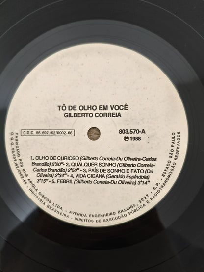 Lp Vinil Gilberto Correia Tô De Olho Em Você