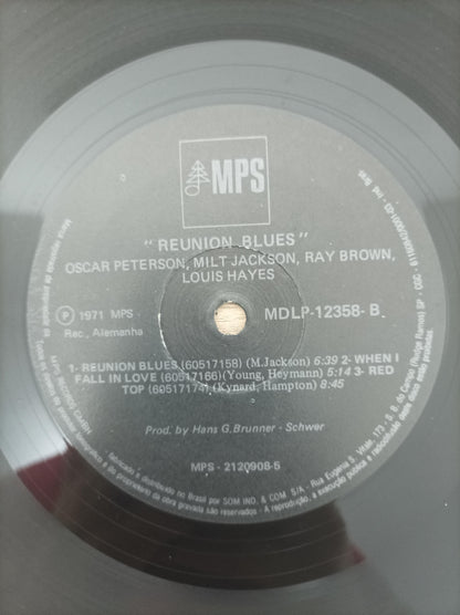 Lp Vinil Oscar Peterson Reunion Blues Capa Dupla