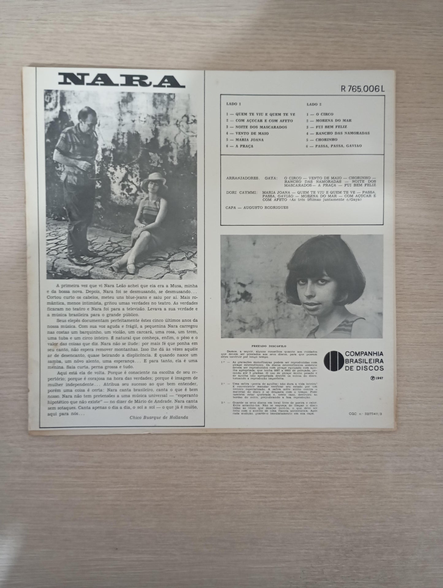 Lp Vinil Nara Leão Vento De Maio