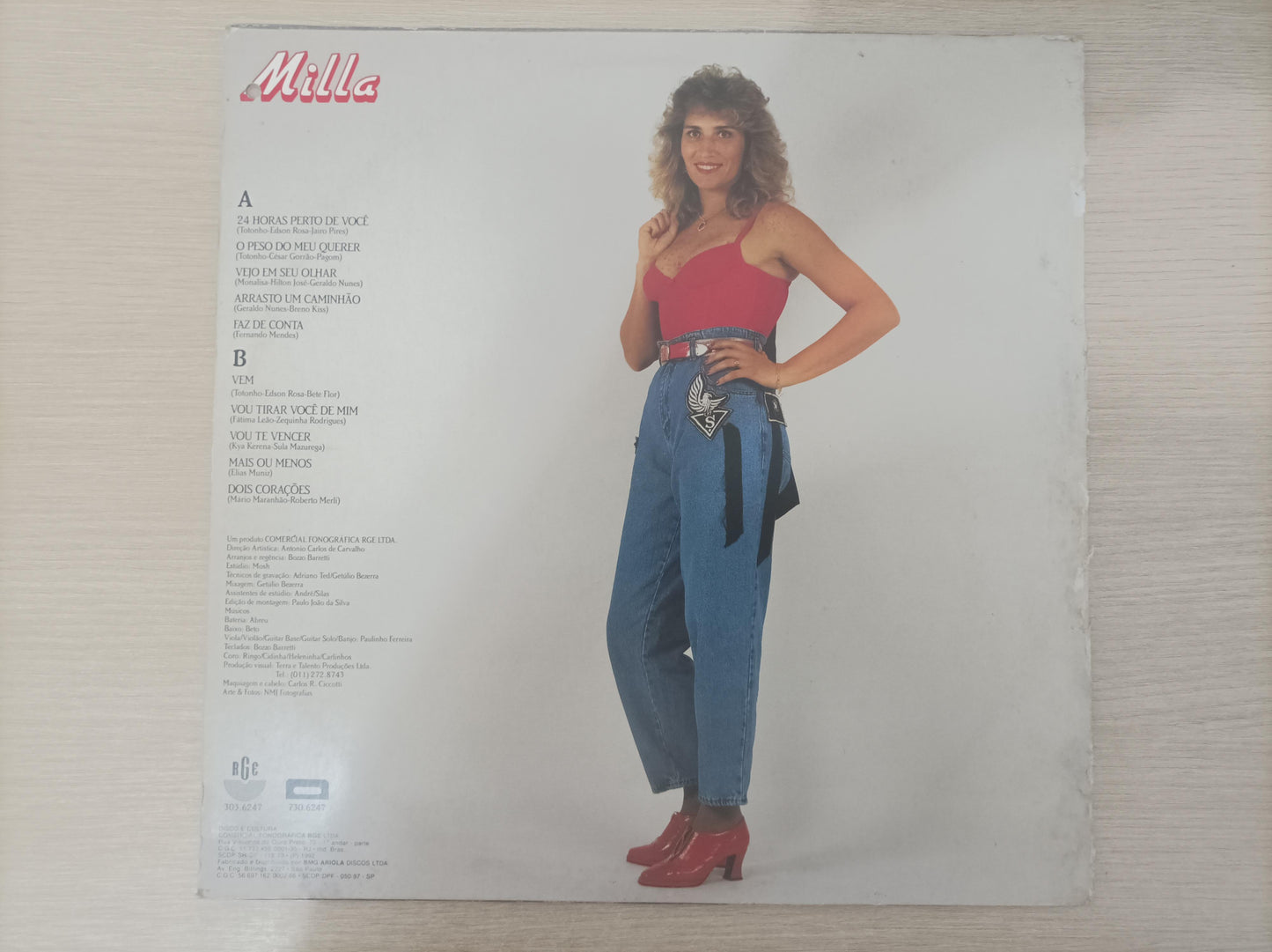 Lp Vinil Milla 24 horas perto de você