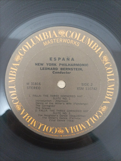 Lp Vinil Leonard Bernstein España Importado