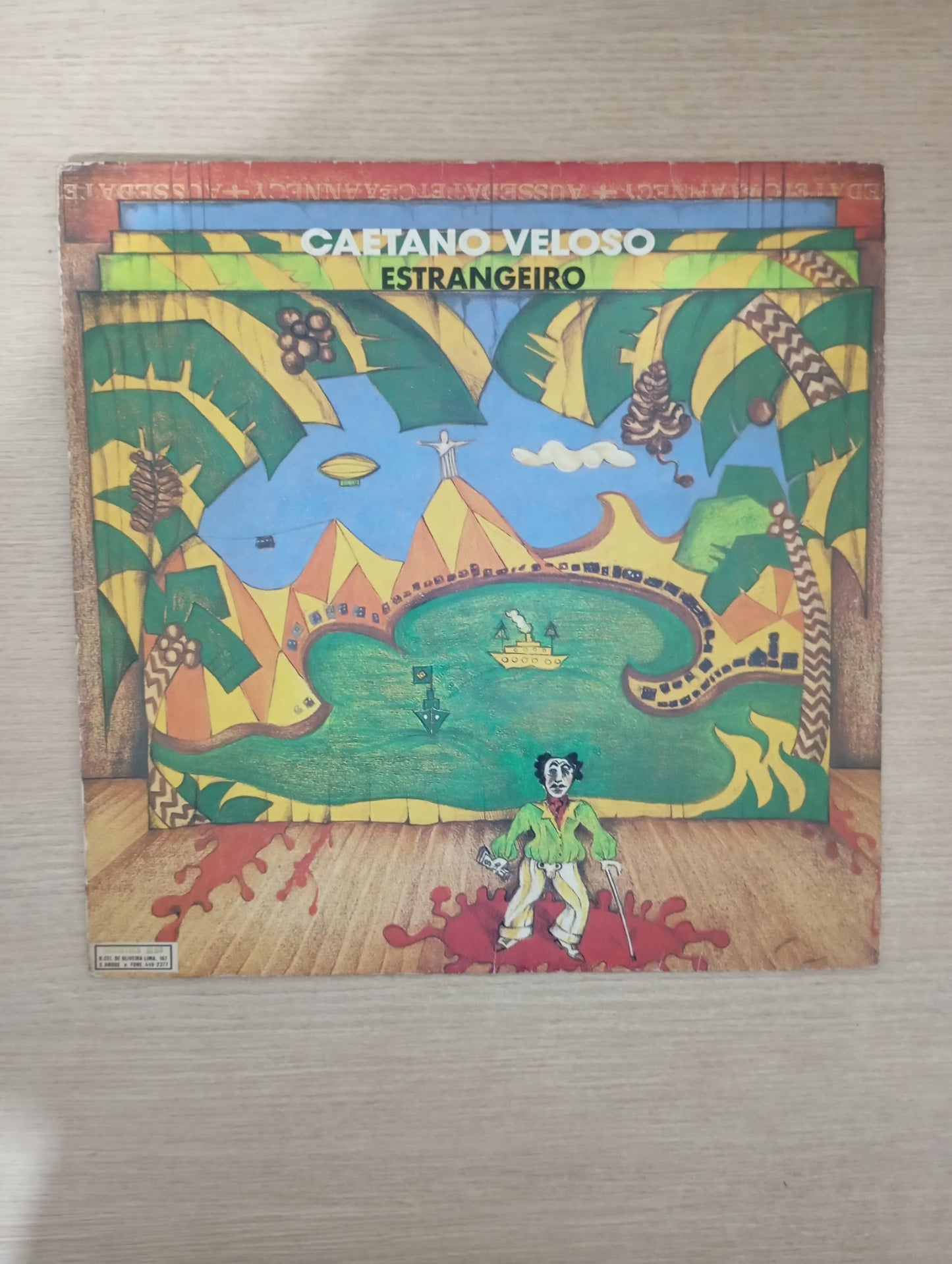 Lp Vinil Caetano Veloso Estrangeiro Com Encarte