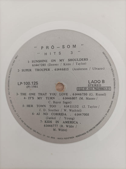 Lp Vinil Proó-Som Hits 3