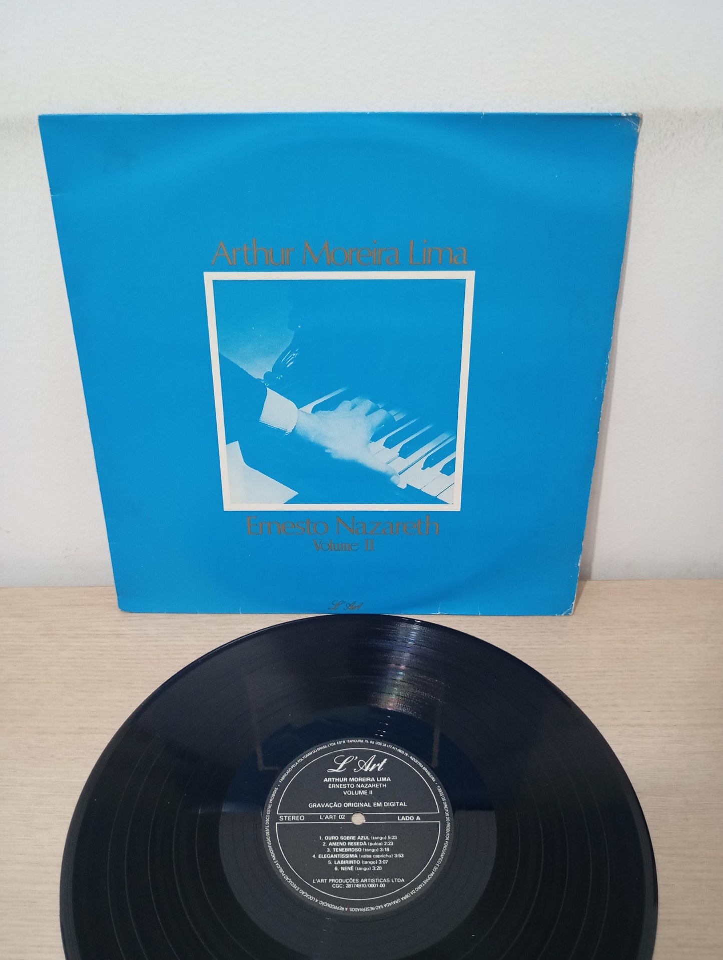 Lp Vinil Arthur Moreira Lima Ernesto Nazareth Volume 2