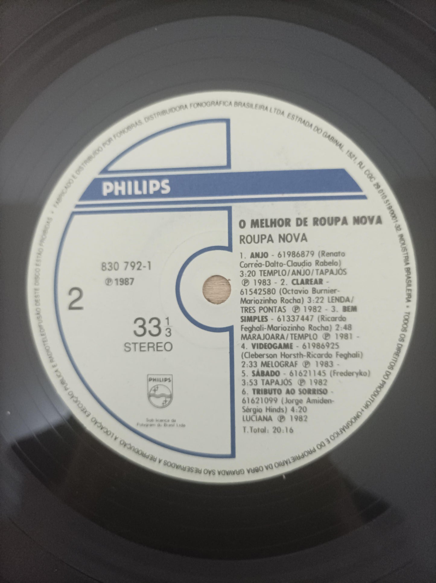 Lp Vinil Roupa Nova O Melhor de