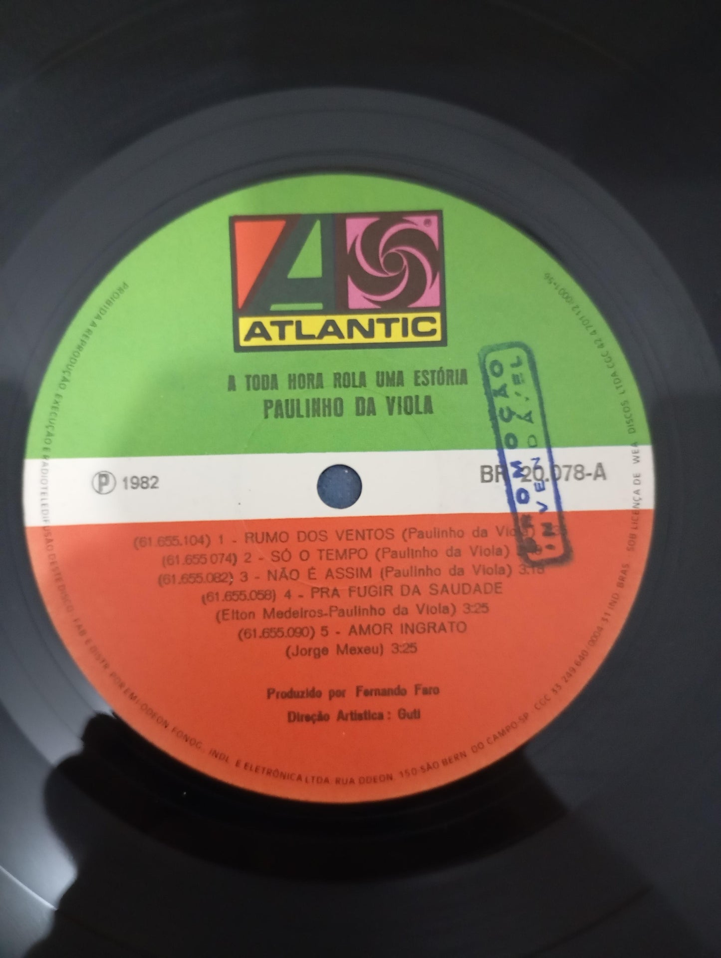 Lp Vinil Paulinho Da Viola A Toda Hora Rola Uma Estoria