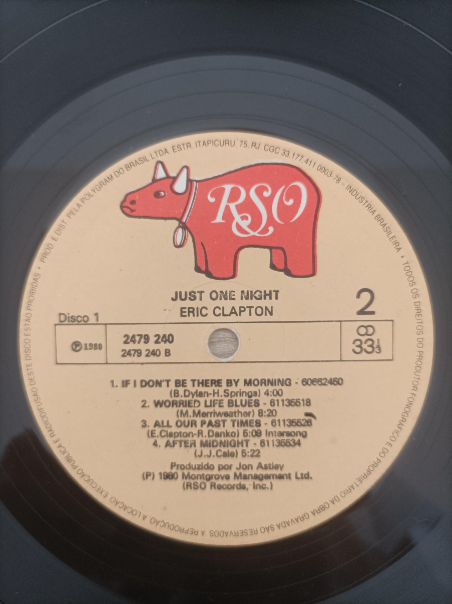 Lp Vinil Eric Clapton Just One Night Duplo