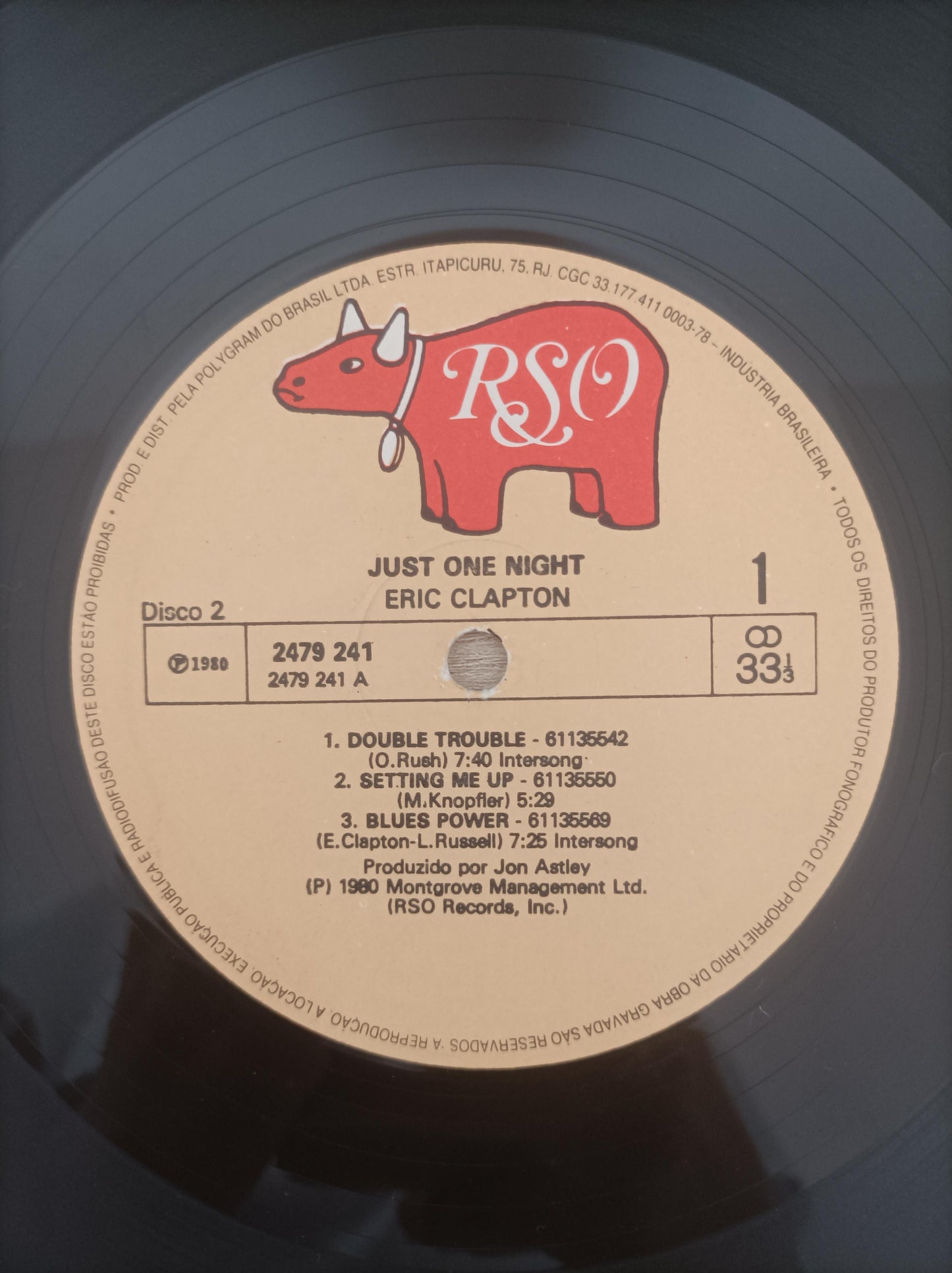 Lp Vinil Eric Clapton Just One Night Duplo
