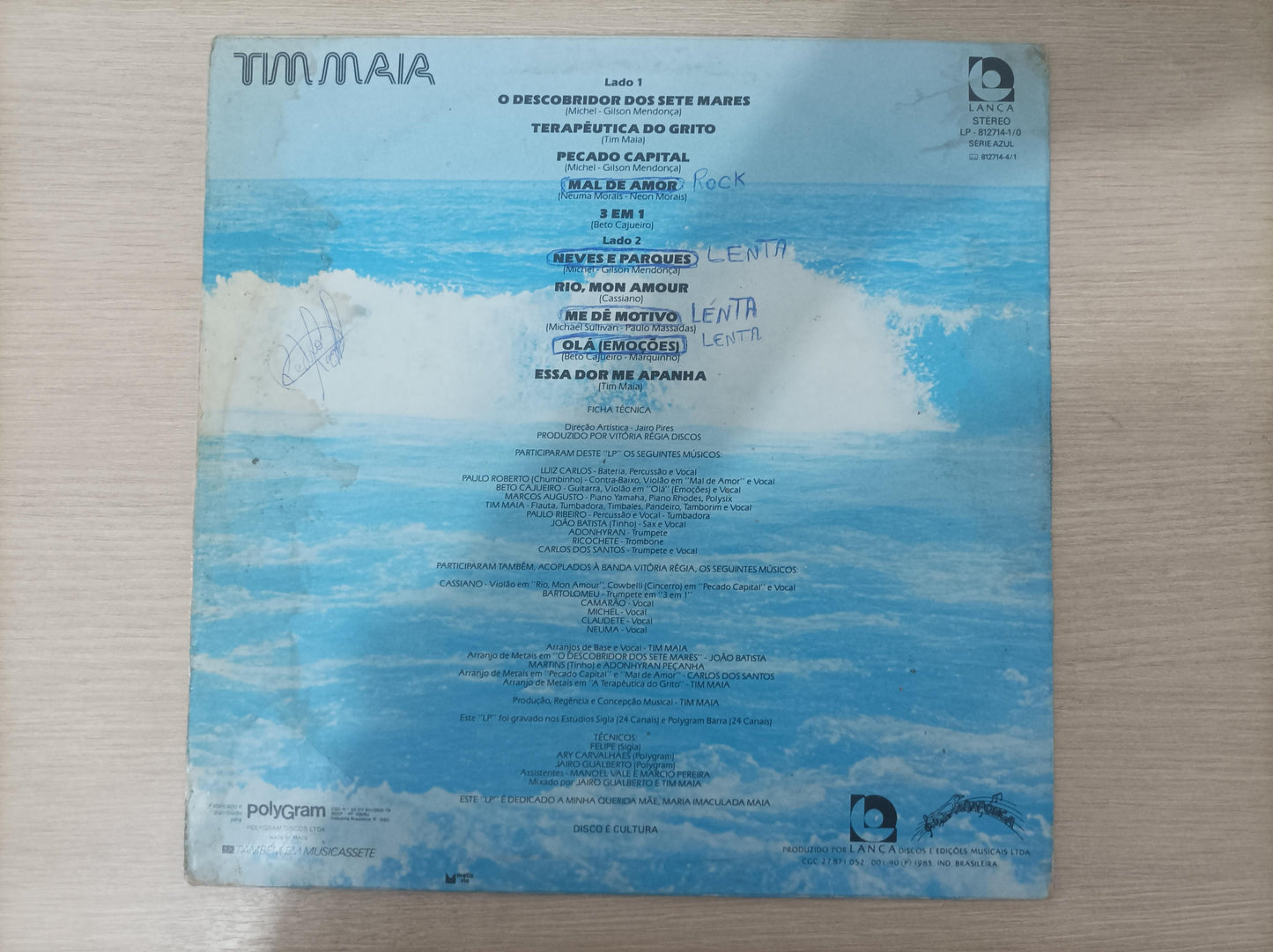 Lp Vinil Tim Maia O Descobridor Dos Sete Mares