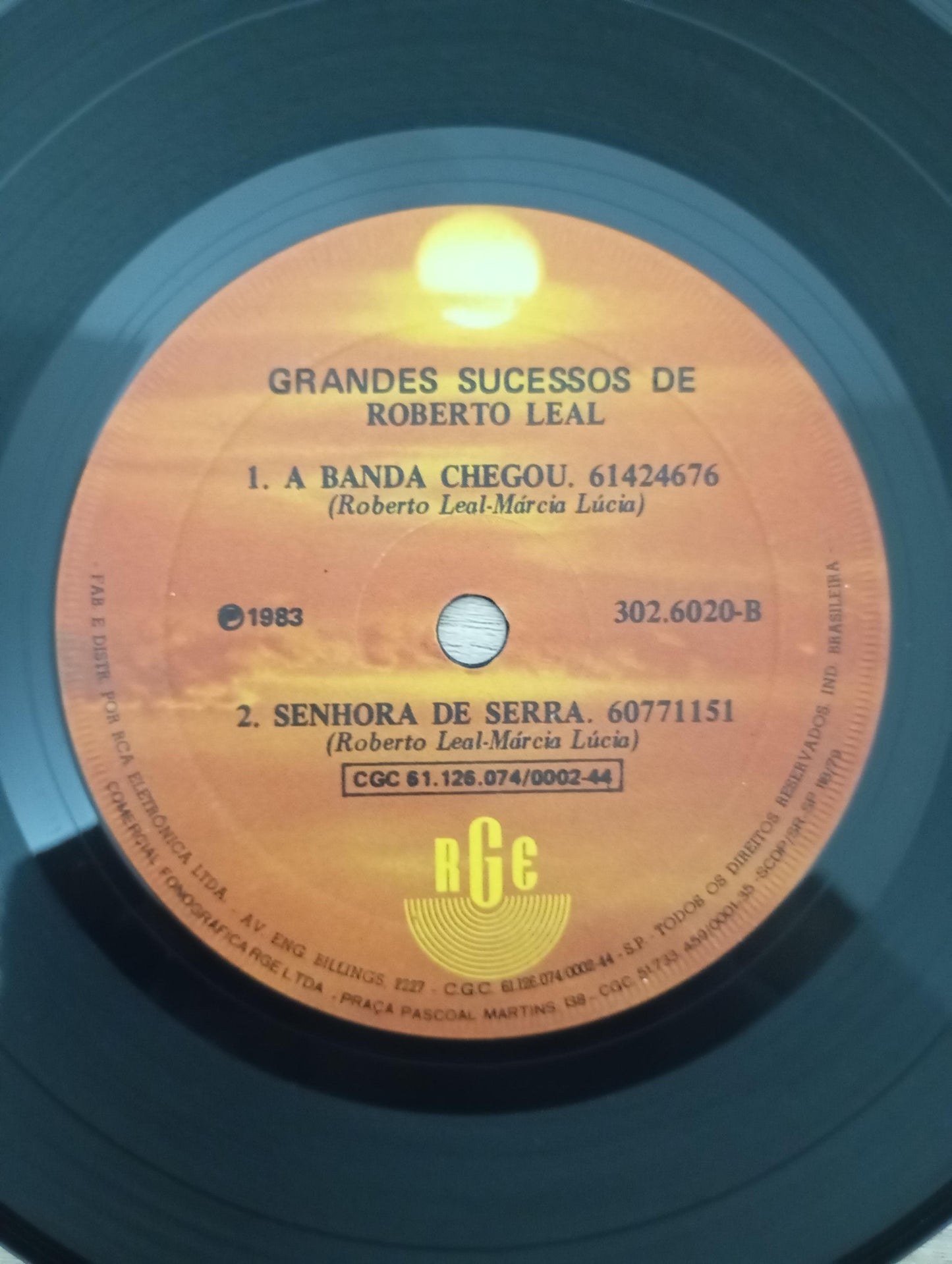 Compacto Vinil Roberto Leal Grandes Sucessos de