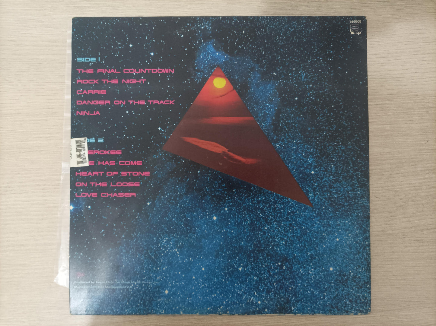Lp Vinil Europe The Final Countdown Com Encarte