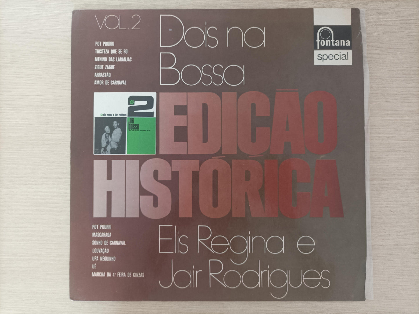 Lp Vinil Elis Regina & Jair Rodrigues Dois na Bossa Vol. 2