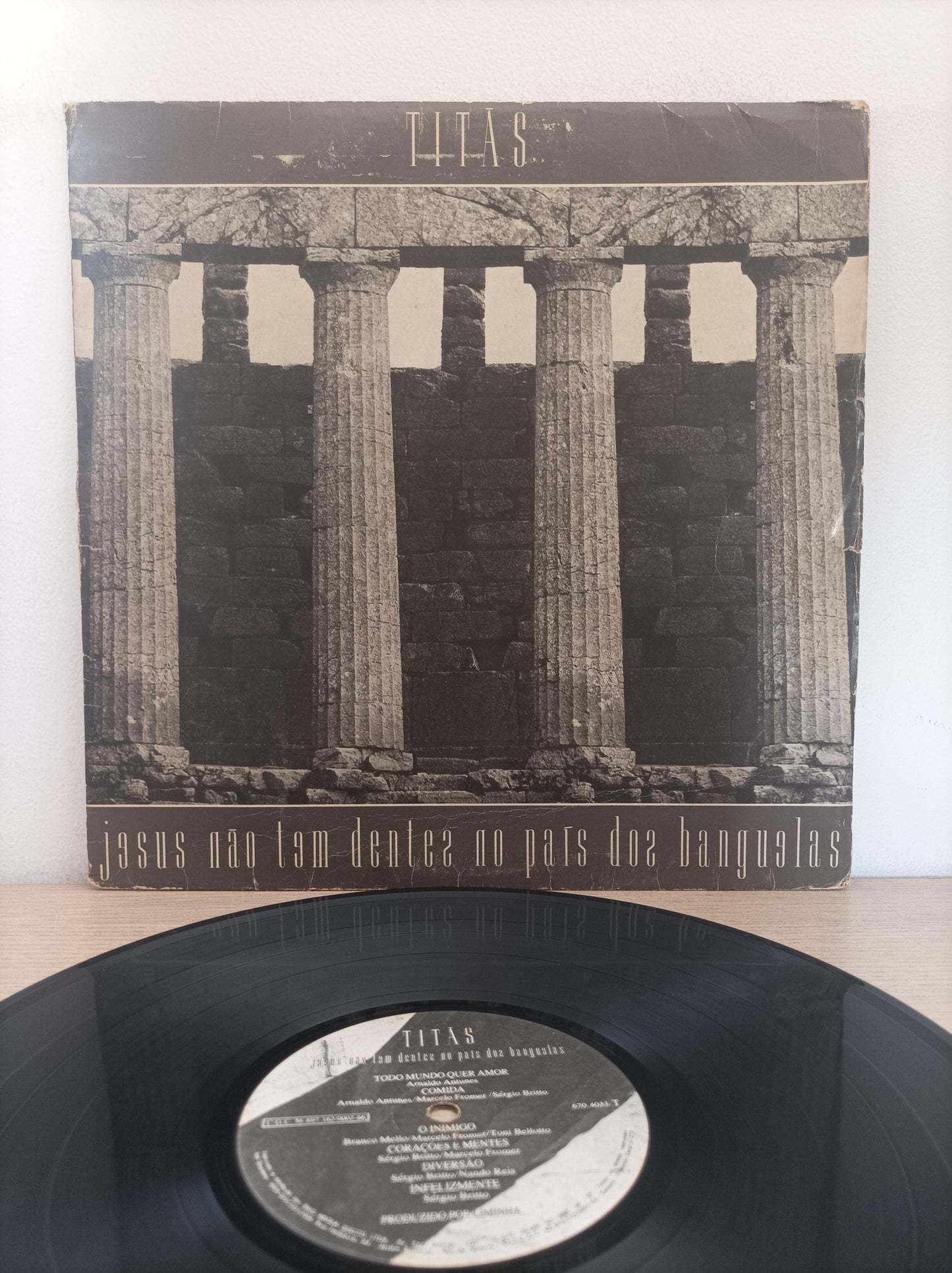 Disco Vinil Jesus Não Dentes País Banguelas Titãs Encarte A