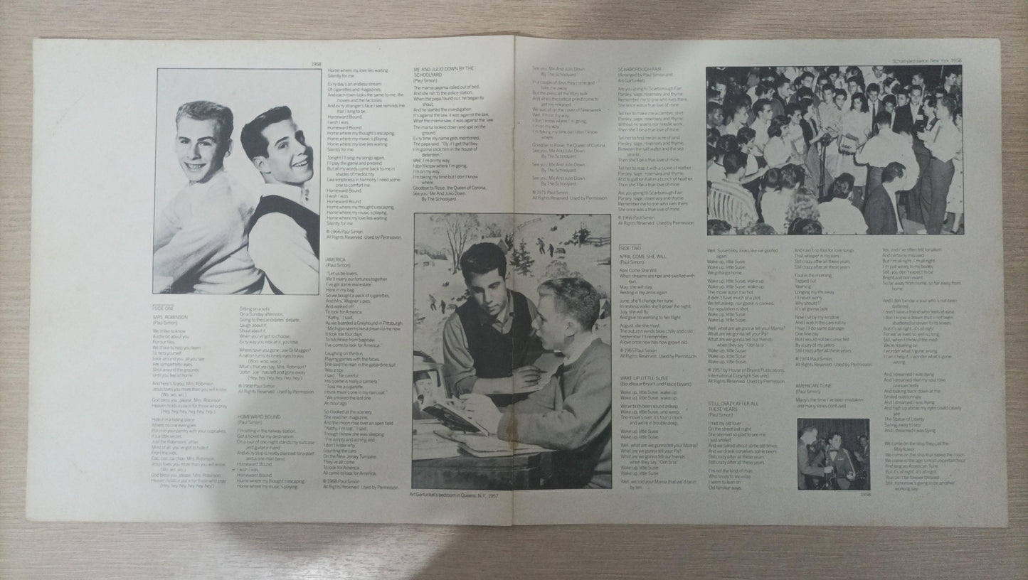 Lp Vinil Simon & Garfunkel Central Park Duplo C/ Encarte