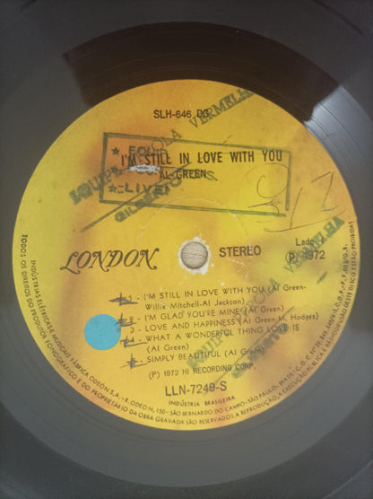 Lp Vinil Al Green I'm Still In Love With You