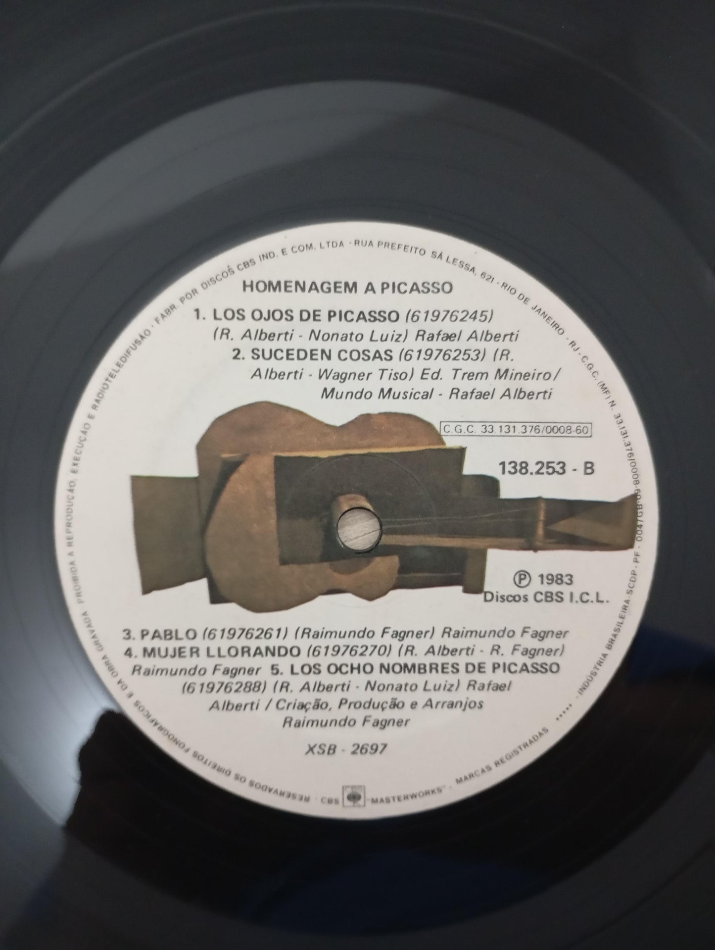 Disco Vinil Homenagem A Picasso Alberti Fagner C Encartes