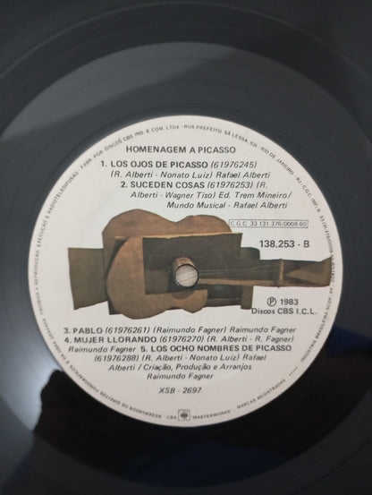 Disco Vinil Homenagem A Picasso Alberti Fagner C Encartes