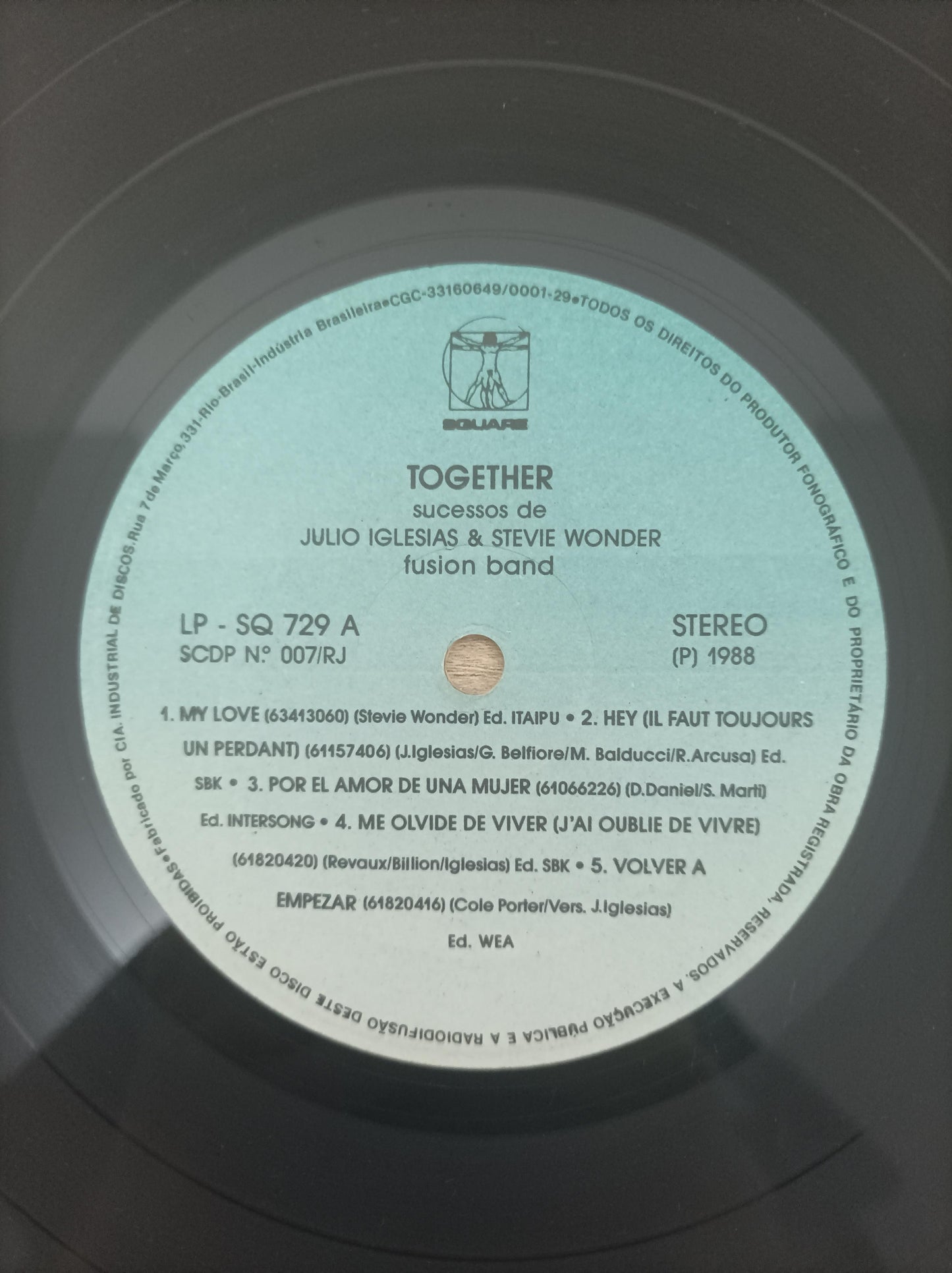 Lp Vinil Julio Iglesias & Stevie Wonder Together