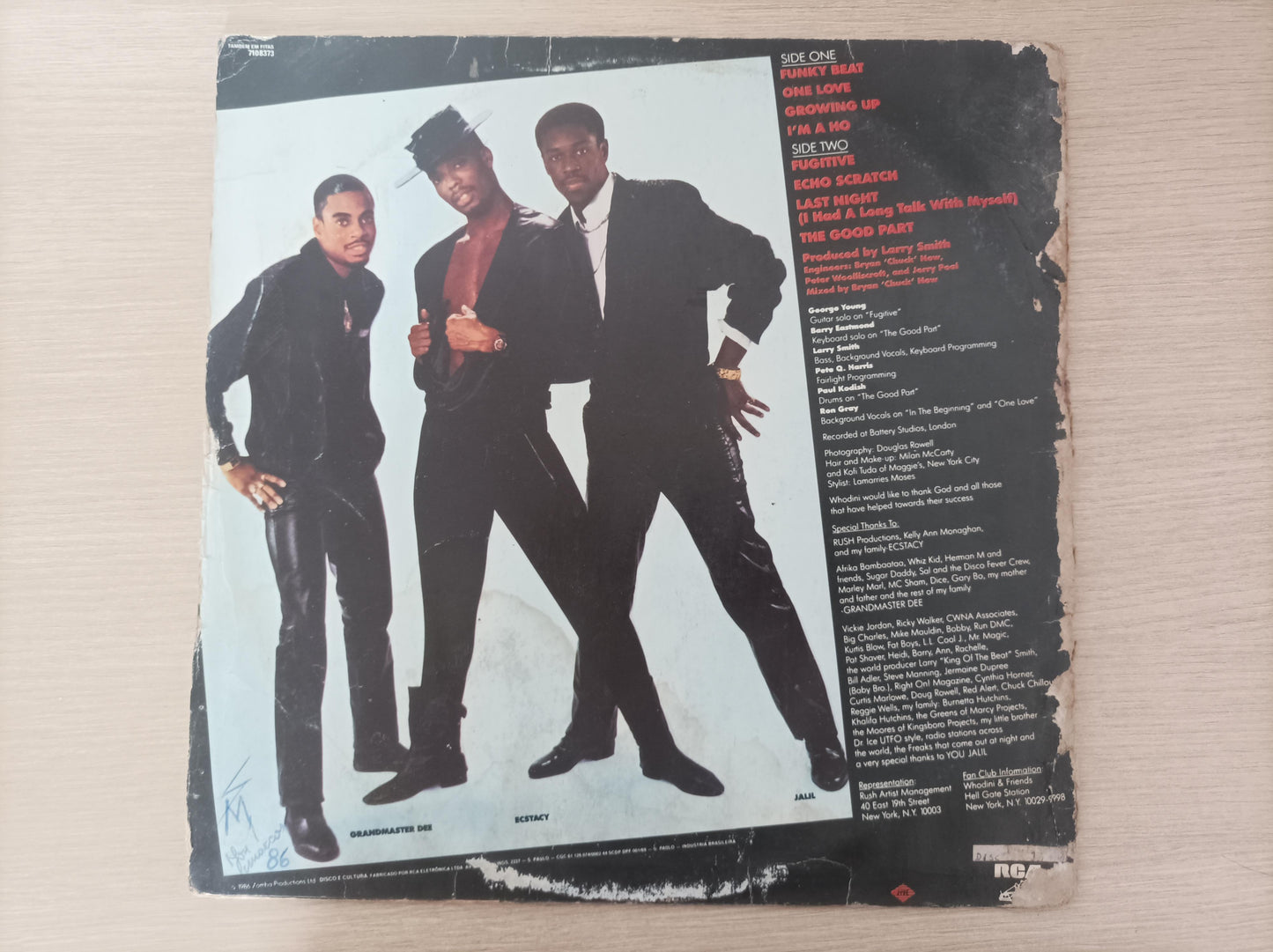 Lp Vinil Whodini Back In Black
