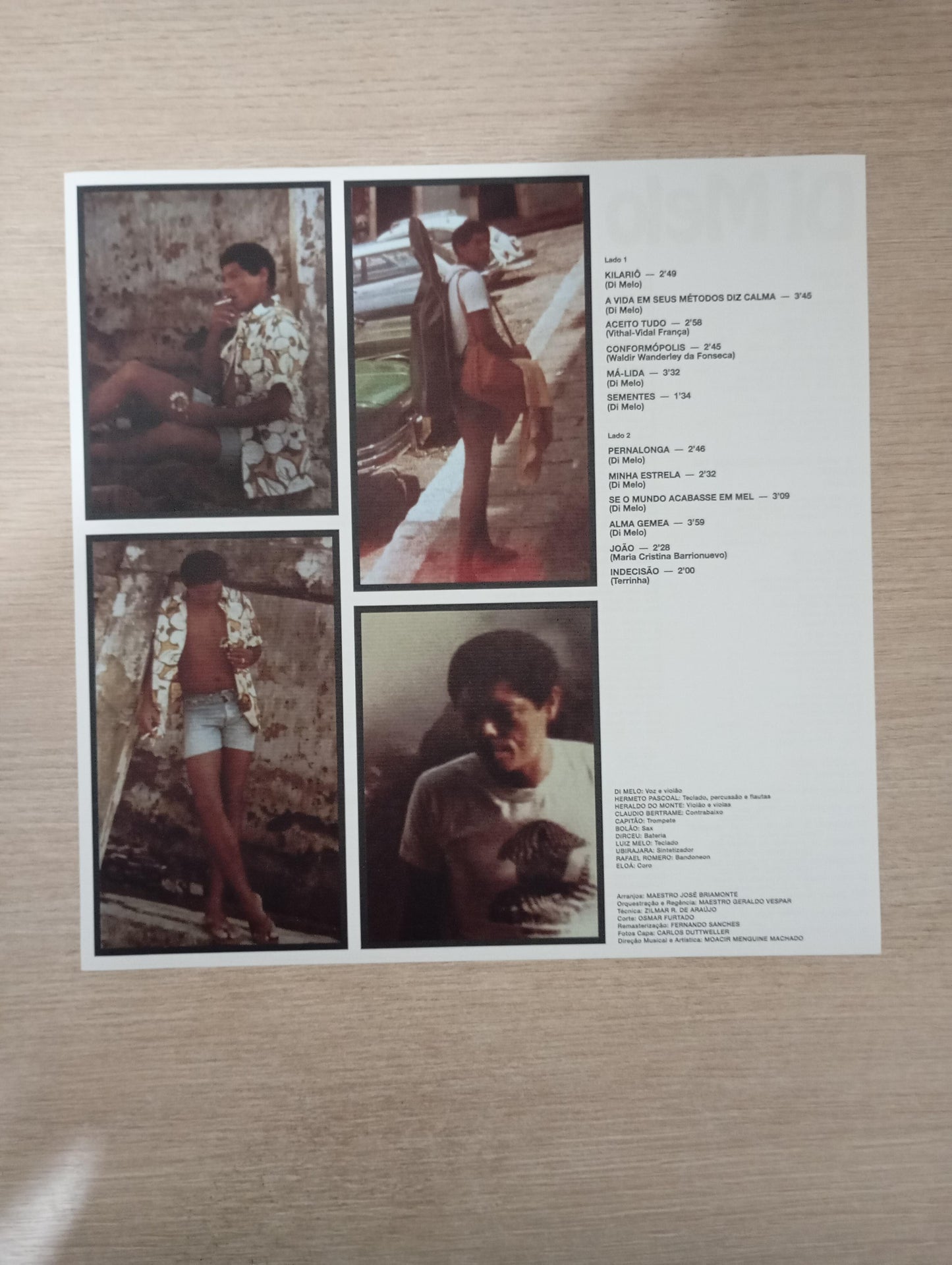 Lp Vinil Di Melo 1975 / 2021 Com Encarte