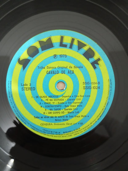 Lp Vinil Trilha Novela Cavalo de Aço 1973