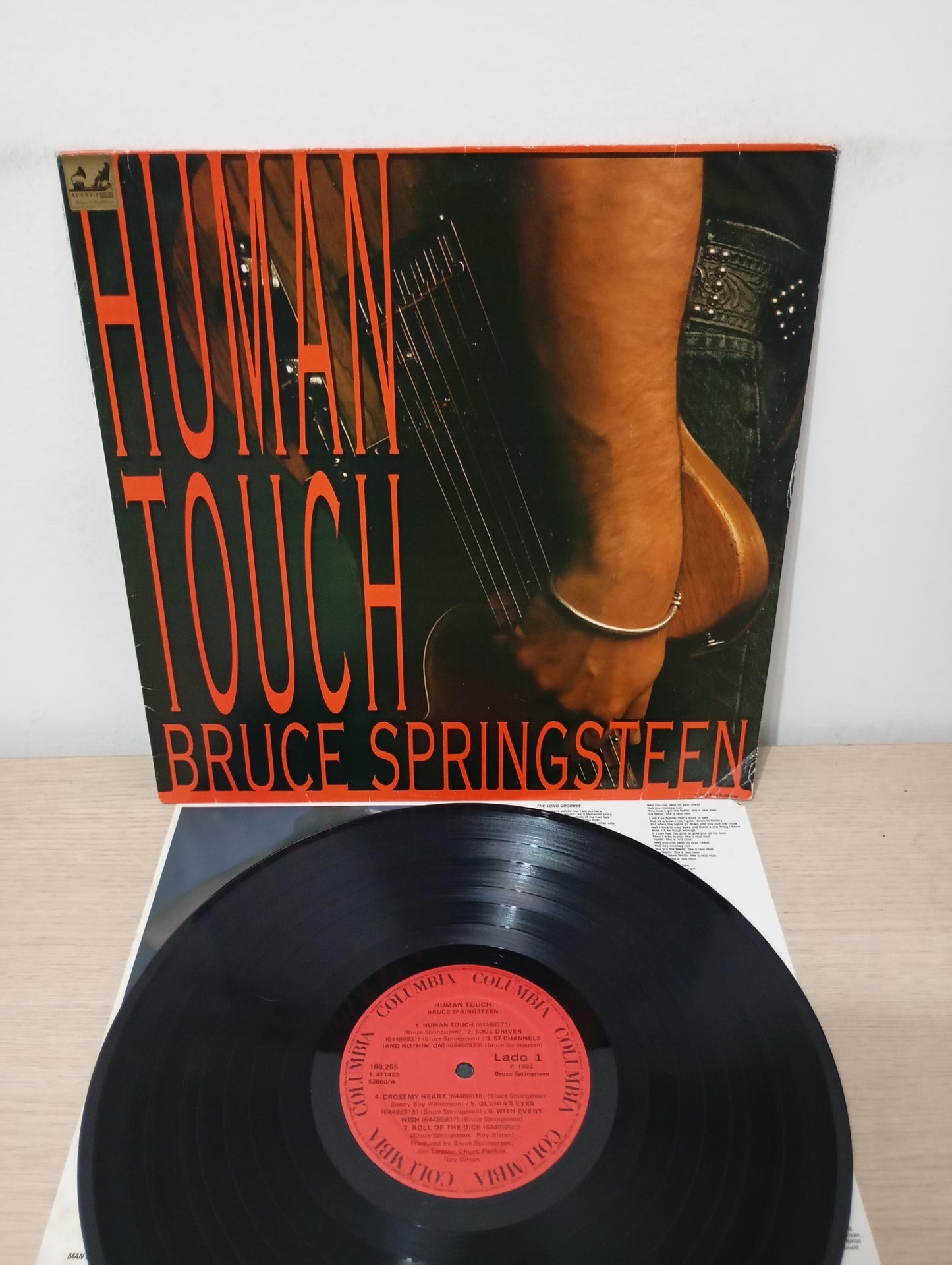Lp Vinil Bruce Springsteen Human Touch Com Encarte