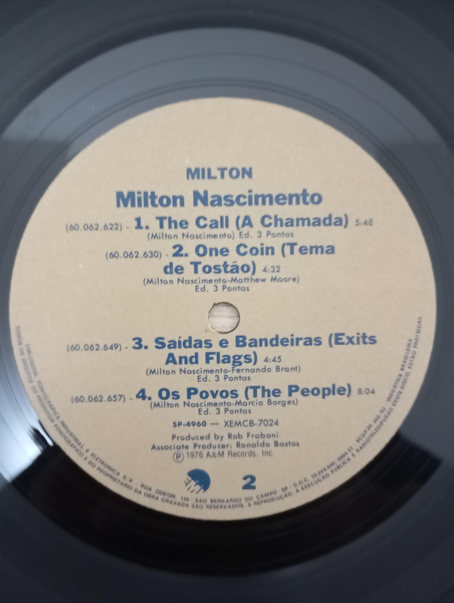 Lp Vinil Milton Nascimento 1976 Capa Dupla
