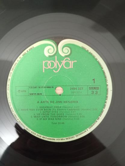 Lp Vinil Jimi Hendrix A Arte De Jimi Hendrix Duplo