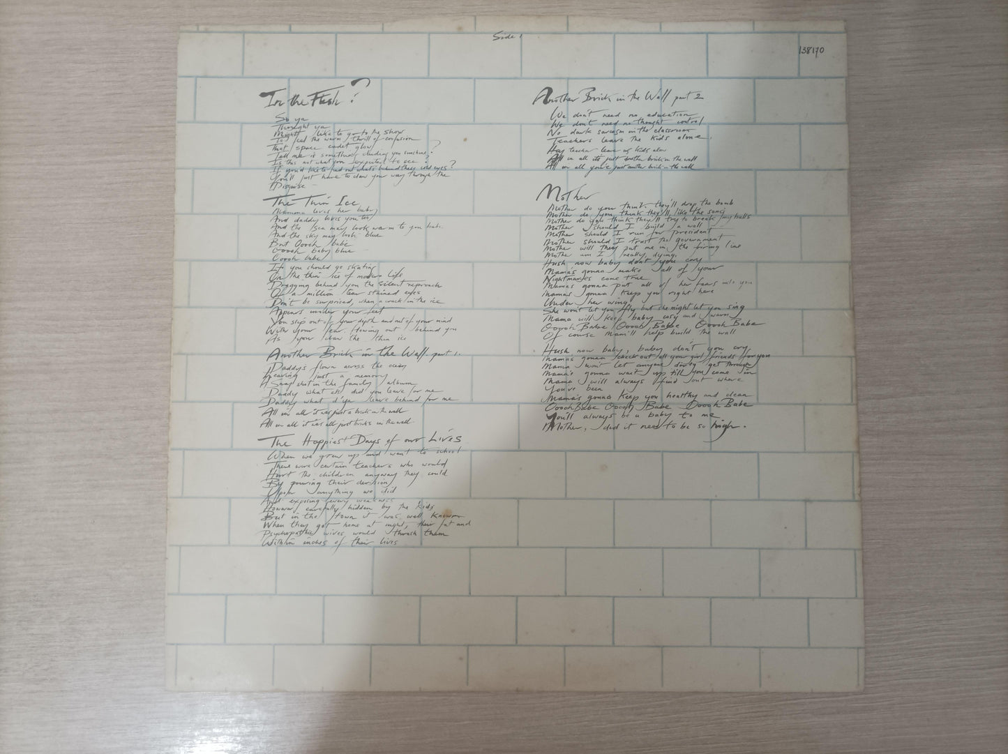 Lp Vinil Pink Floyd The Wall Duplo Com Encartes