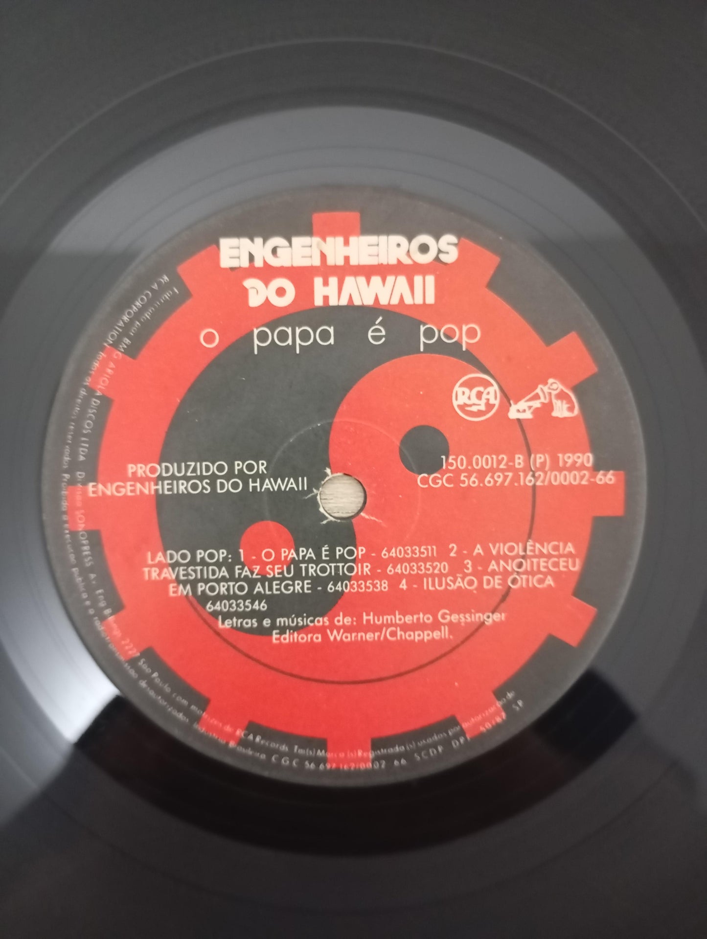 Lp Vinil Engenheiros Do Hawaii O Papa É Pop