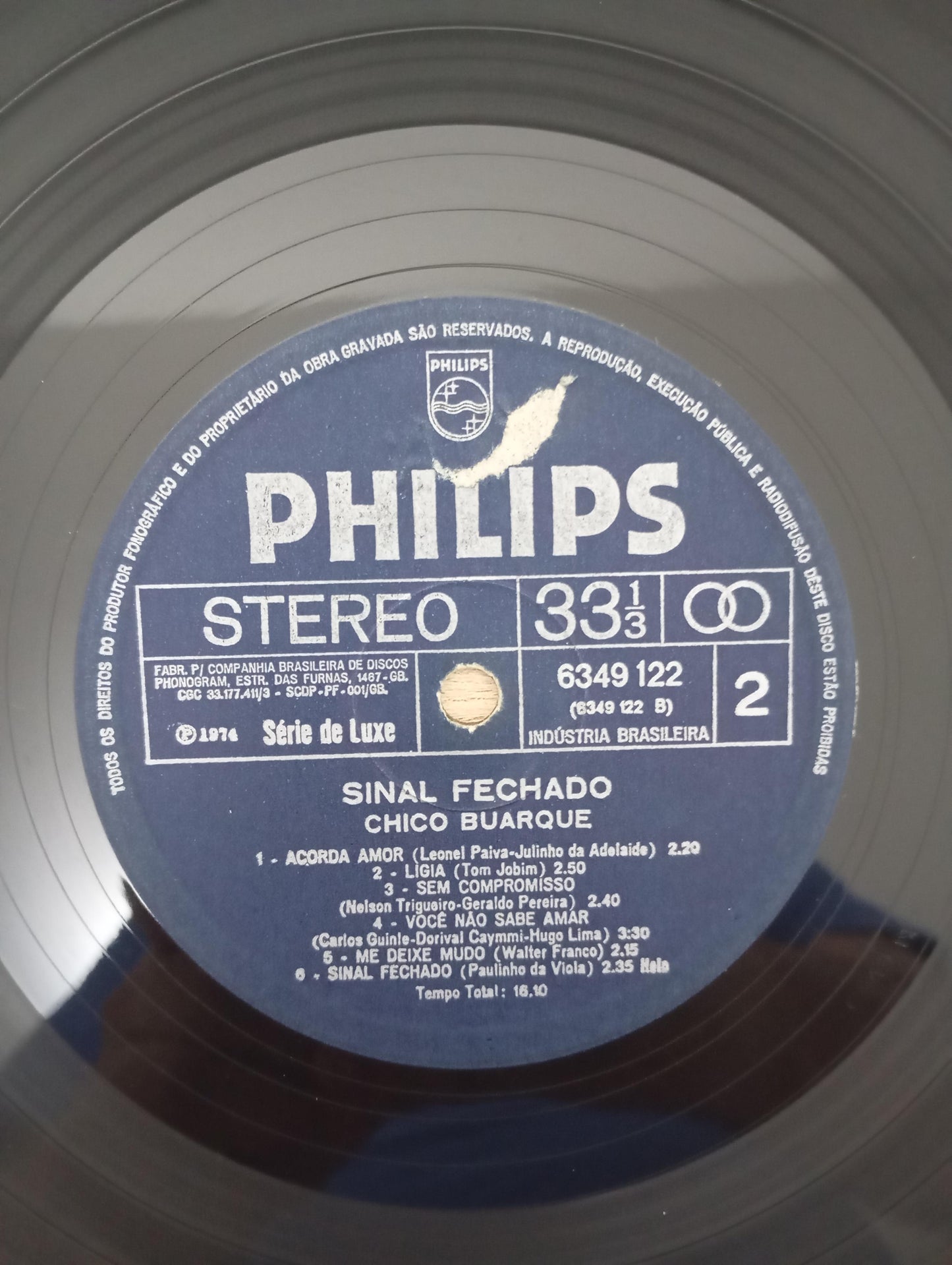 Disco Vinil Sinal Fechado Chico Buarque A
