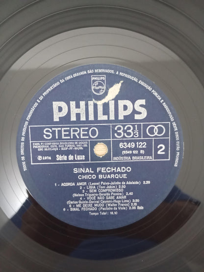 Disco Vinil Sinal Fechado Chico Buarque A